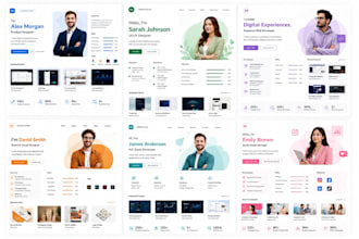 design an executive resume and personal branding portfolio