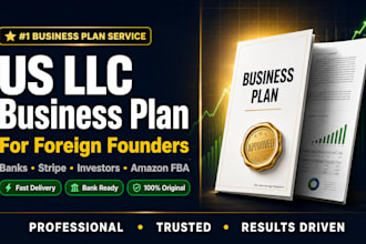 write a US llc business plan for bank account and stripe approval