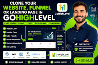 clone your website, funnel or landing page in gohighlevel