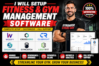 setup fitness gym crm wodify crosshero glofox smartrec gymcatch legitfit vagaro