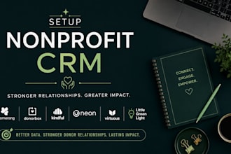 setup nonprofit crm bloomerang donorbox kindful neon virtuous little green light