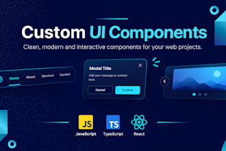 build custom responsive react UI components