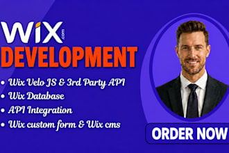 do custom wix velo code, wix studio redesign and wix API integration expert