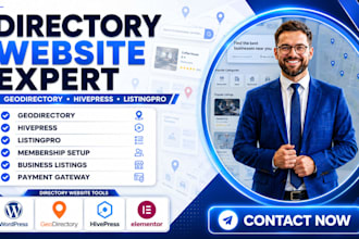 design or develop directory website geodirectory hivepress listingpro my listing