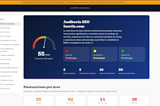 haré una auditoría SEO técnica completa de tu sitio web