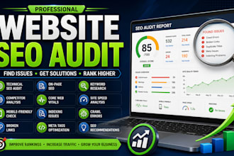 complete website SEO audit report with actionable fixes and action pla