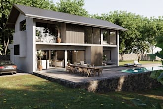 create 3d rendering 3ds max corona or sketchup enscape