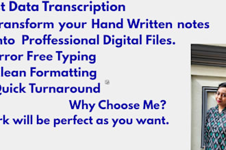 do best data trancription