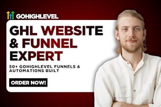 be ghl website, ghl funnel, ghl forms, ghl automation, ghl landing page expert