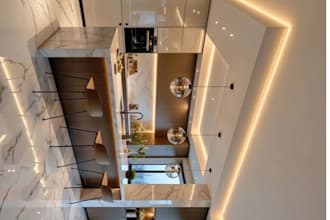 design an interior design portffolio for architects and studios