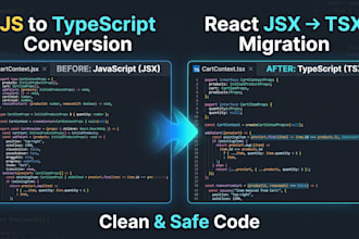 convert your react javascript website to typescript