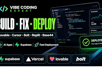 develop lovable bolt replit base44 supabase cursor ai vibecoding webapp