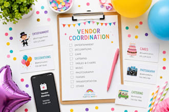 plan and coordinate everything you need for your kids party