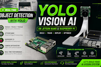 develop computer vision ai projects using yolo, raspberry pi and jetson nano