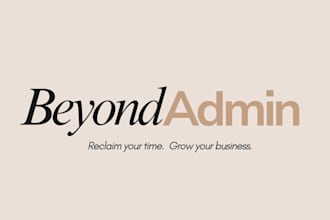support you with admin and business support