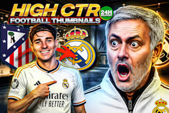 design viral football thumbnails that boost CTR