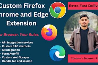 develop browser extension for chrome firefox edge