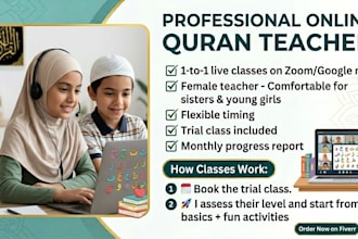be your expert online quran and islamic studies tutor