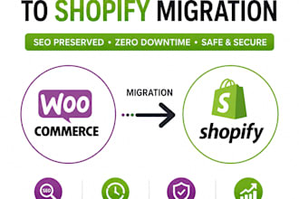 woocommerce to shopify small business shopify migration with SEO shopify migrati