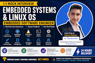 help for mock technical interview embedded systems, linux os