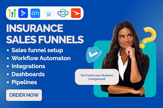 insurance CRM sales funnels ghl activecampaign ontraport bitrix24 vtiger creatio