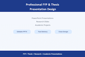 create professional fyp and thesis presentation slides