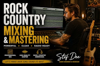 mix and master your rock, country or americana song