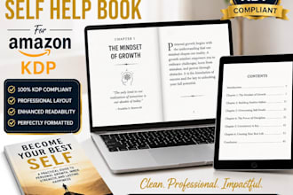 professionally format your self help book for amazon KDP