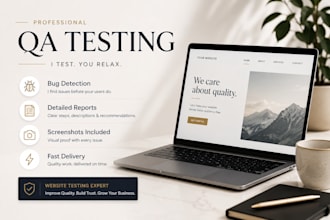 test your website and find bugs