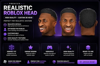 create a custom roblox ugc head