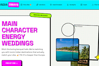 design and develop a professional modern website