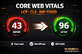 fix wordpress core web vitals and boost pagespeed score