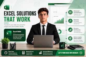 build custom excel spreadsheets and dashboards
