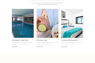 design a responsive landing page or business card website