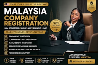 register your malaysia company with ssm and tax support
