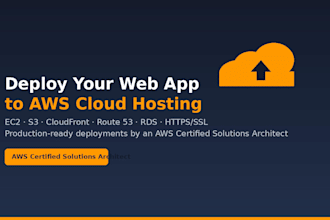 deploy your web app to AWS and set up cloud hosting