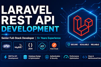 develop a laravel rest API with sanctum authentication and mysql