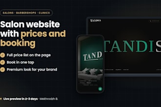 build a salon or barbershop website with online booking