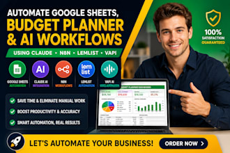 build ai powered commission tracker, sales tracker, and google sheets automation