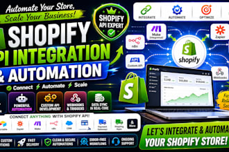do shopify API integration and automation