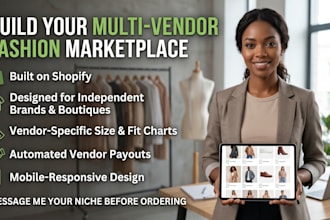 build multivendor fashion marketplace clothing multi vendor store shopify