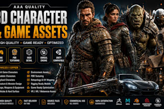 do game asset model, minecraft, nft, metaverse character, environment model, uv