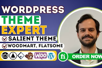 salient theme developer, migration to beaver builder, woodmart theme, flatsome