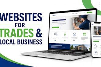 build a website for plumbers, electricians and tradesmen
