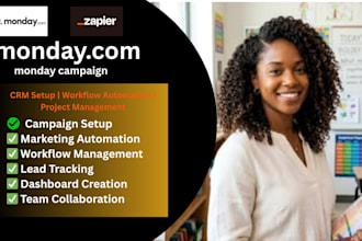 do monday com CRM , project and task management for business