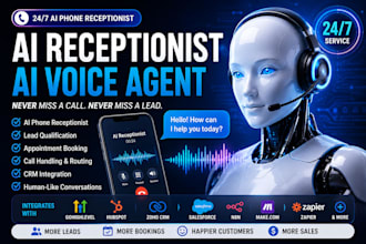 build ai agents, ai receptionists, ai chatbots and voice bots for your business