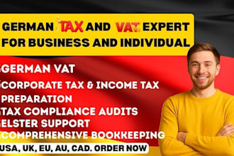 do german tax return vat compliance corporate income tax and bookkeeping