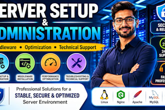 provide professional server administration and technical support