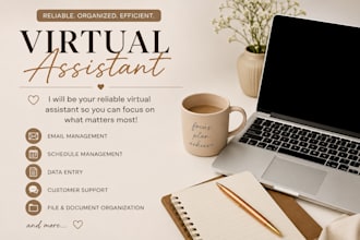 be your reliable virtual  assistant for online task