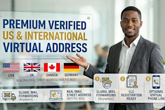 provide virtual office, company address worldwide, and US mailbox